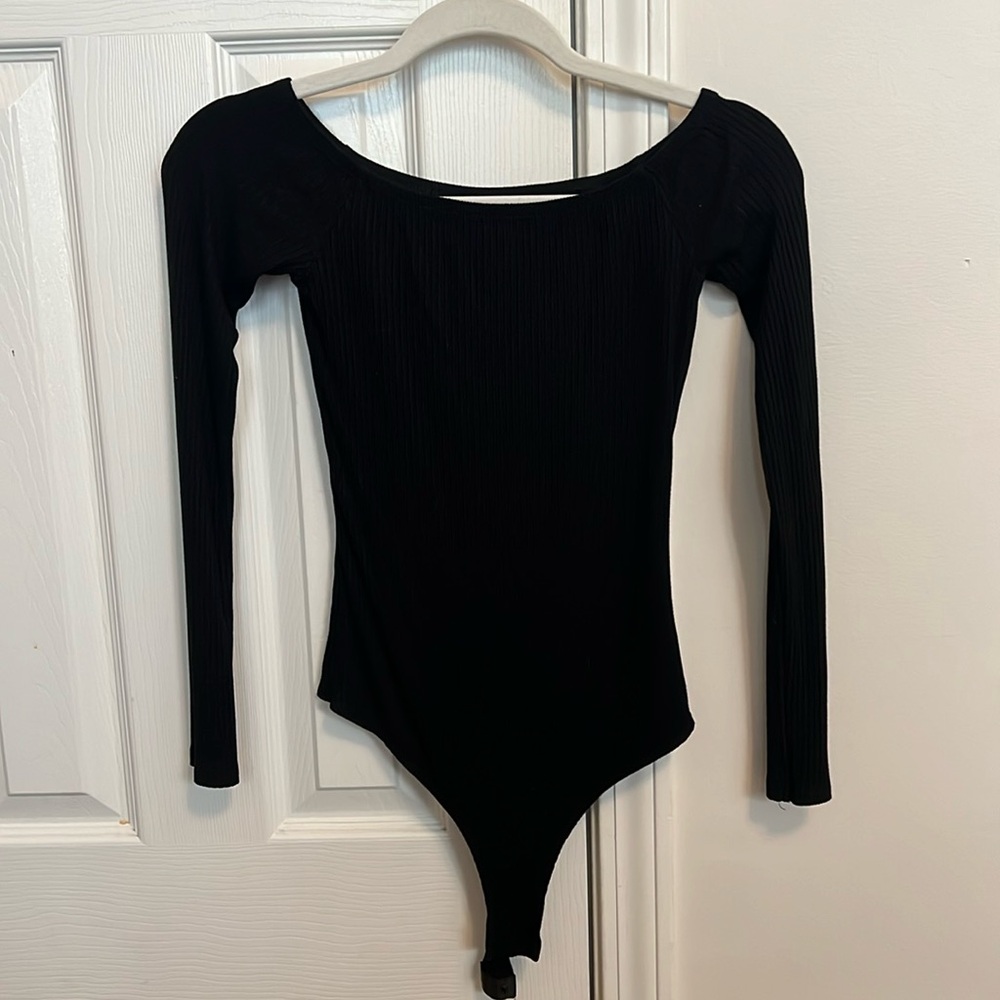 ASOS BOAT NECK LONG SLEEVE BODYSUIT